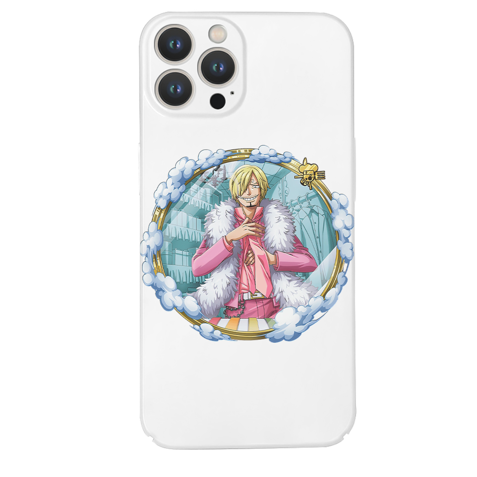 （画像用） ワンピース サンジ ONE PIECE Sanji 【iPhone 14シリーズ対応】ハードケース